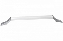 Ручка-скоба 448мм, отделка хром глянец + белый матовый